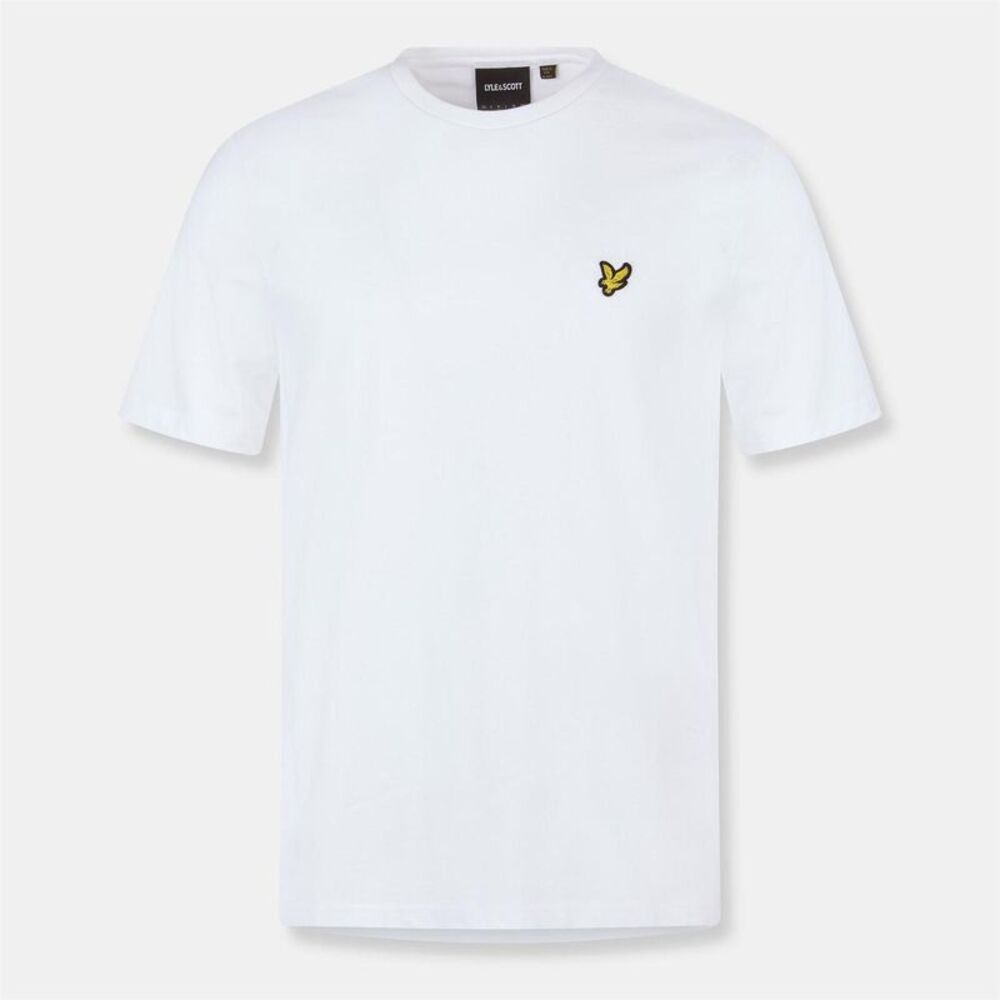 Lyle & Scott Mens Logo Cotton T-Shirt / White